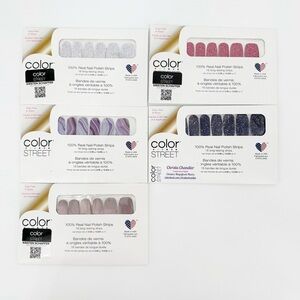 Color Street 5 Piece Bundle of Nail Polish Strips